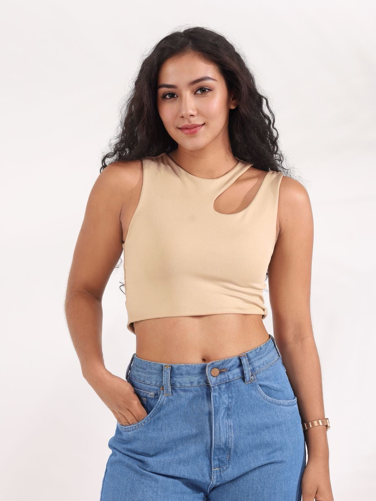 Crop Top Cuello